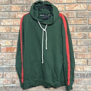 CRIMINAL DAMAGE HOODIE LONDON Green SWEATSHIRT‎ E2K STREET WEAR DRILL SKATE XXL